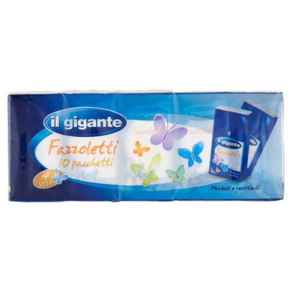 IL GIGANTE Fazzoletti 4 Veli 10 pz