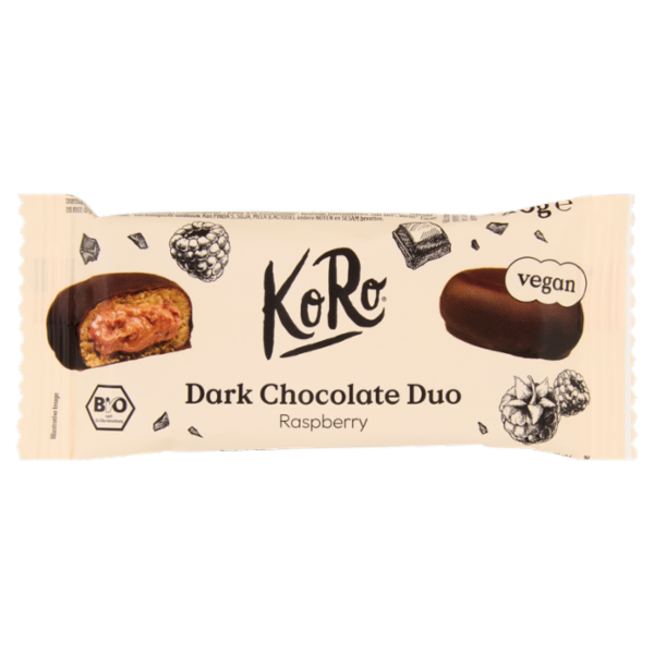 KoRo vegan Dark Chocolate Duo 2 x 20 g