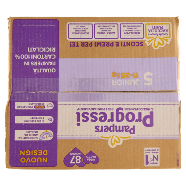 Pampers Progressi Junior 87 pz