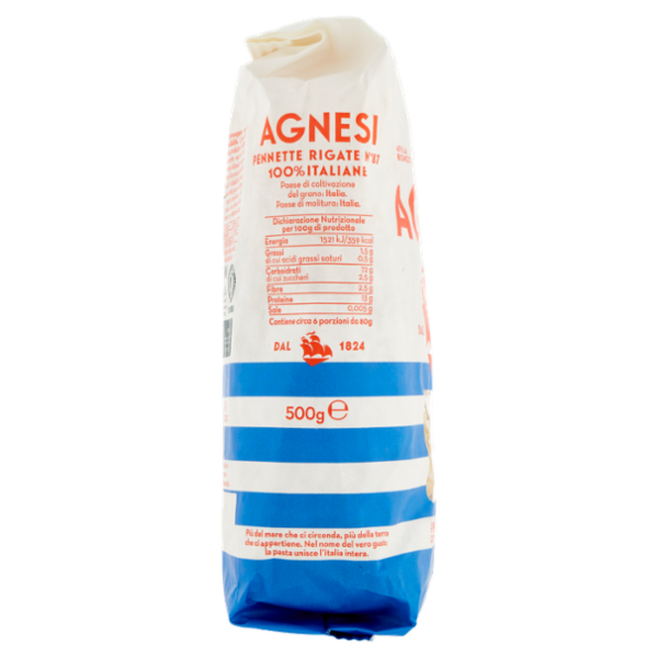 Agnesi Pennette Rigate N° 87 500 g
