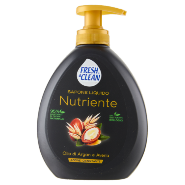 Fresh & Clean Sapone Liquido Nutriente Olio di Argan e Avena 300 ml