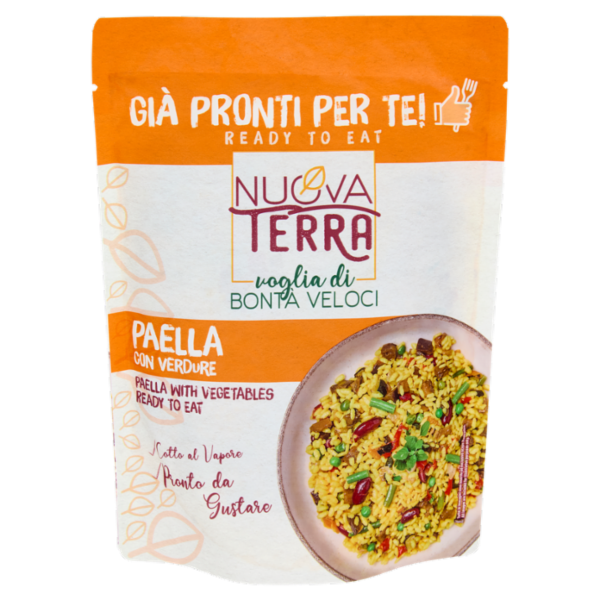 Nuova Terra Già Pronti per Te! Paella con Verdure 220 g