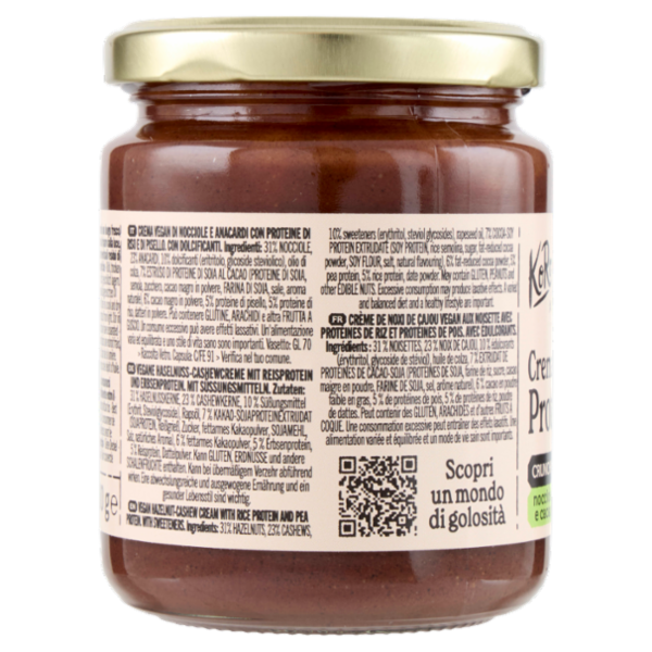 KoRo x Bebe Vio Crema Proteica Crunchy nocciole e cacao 200 g