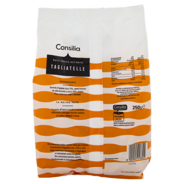 Consilia Pasta Fresca all'Uovo Tagliatelle 250 g