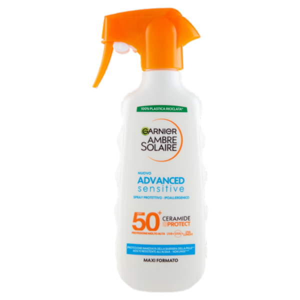 Garnier Ambre Solaire Advanced Sensitive Spray Protettivo Ceramide Protect SPF50+ 270 ml