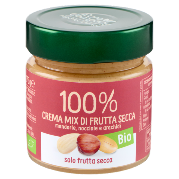 Euro Company 100% Crema Mix di Frutta Secca Bio 175 g