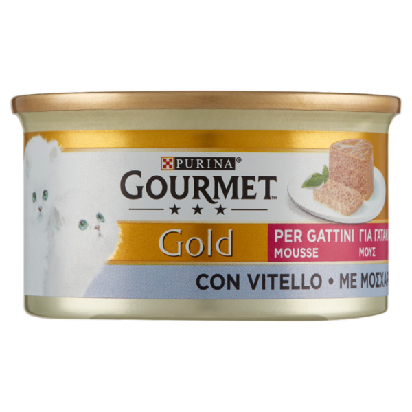PURINA GOURMET Gold per Gattini Mousse con Vitello 85 g