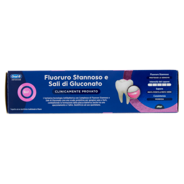 Oral-B Advanced Dentifricio Protezione Gengive Menta Fresca 75 ml