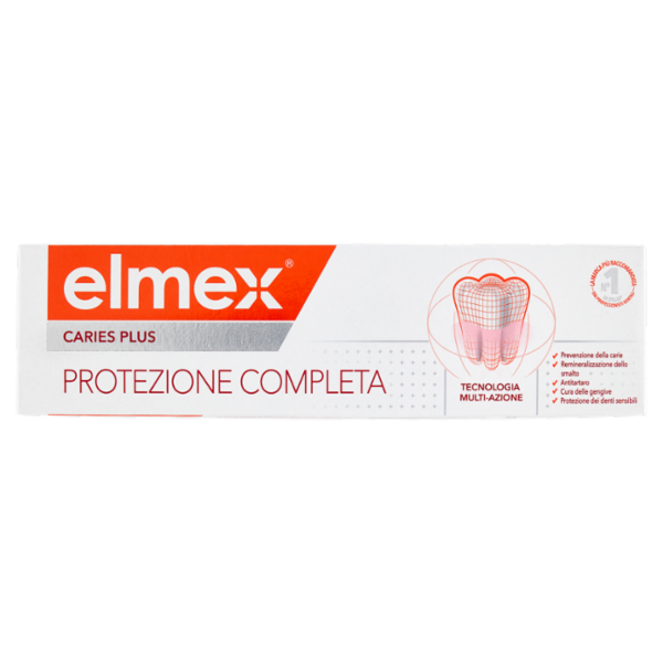 elmex dentifricio Caries Plus protezione completa contro la carie 75 ml