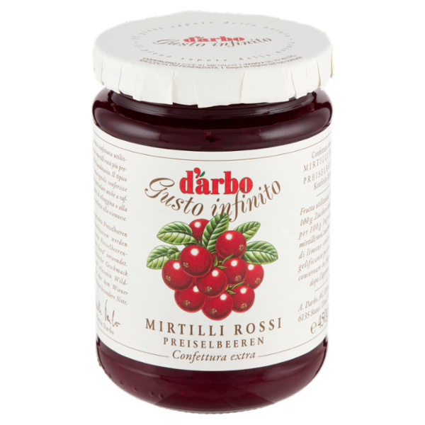 Darbo Confettura Extra Mirtilli rossi Composta 450 g