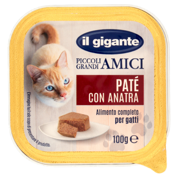 IL GIGANTE Piccoli Grandi Amici Paté con Anatra 100 g
