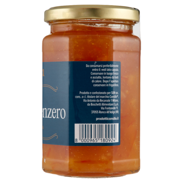 Consilia Optima Marmellata di Agrumi con Zenzero 350 g