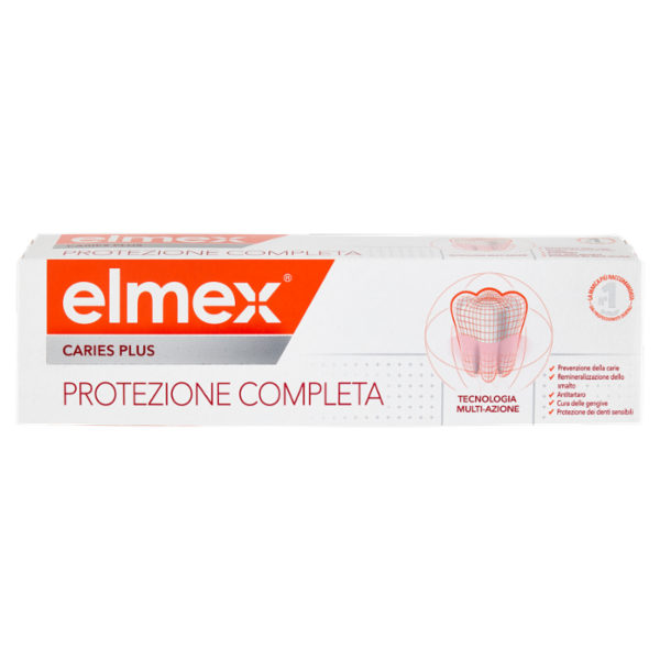 elmex dentifricio Caries Plus protezione completa contro la carie 75 ml