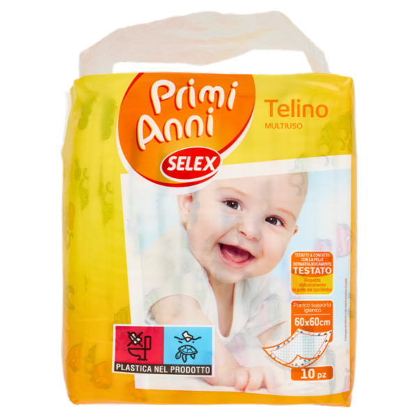 Selex Primi Anni Telino Multiuso Cm 60X60 10 pezzi