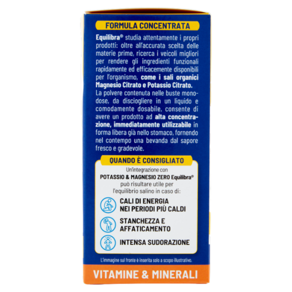 equilibra Potassio & Magnesio Zero Bustine Monodose 24 x 5 g