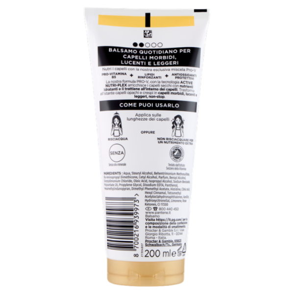 Pantene Pro-V Hydra Recharge Balsamo Active Nutri-Plex 200 ml