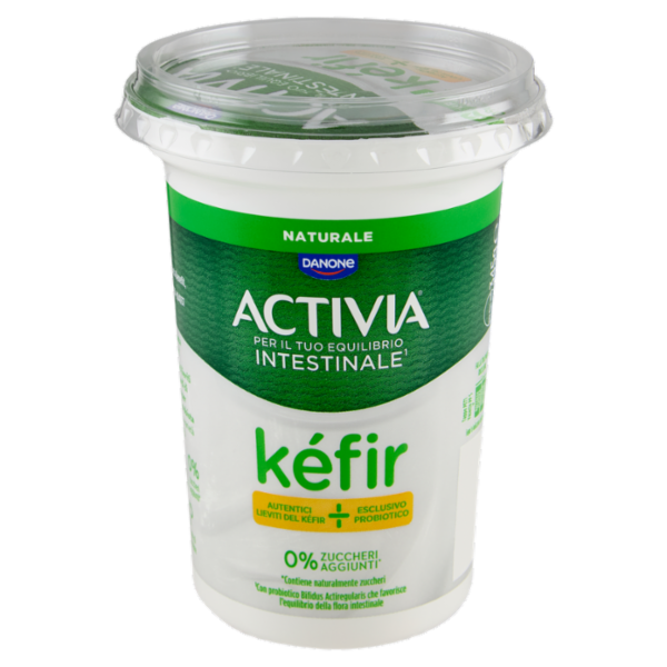 ACTIVIA Kéfir al Cucchiaio, gusto Naturale, 0% Zuccheri aggiunti, autentici lieviti del Kéfir, 345g