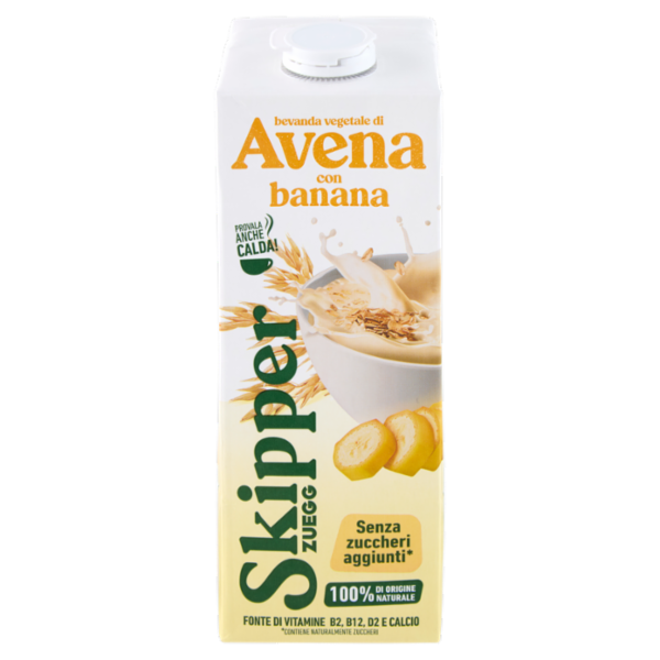 Zuegg Skipper bevanda vegetale di Avena con banana 1000 ml