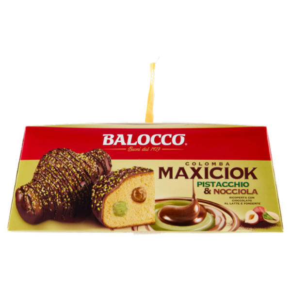 Balocco Colomba Maxiciok Pistacchio & Nocciola 750 g