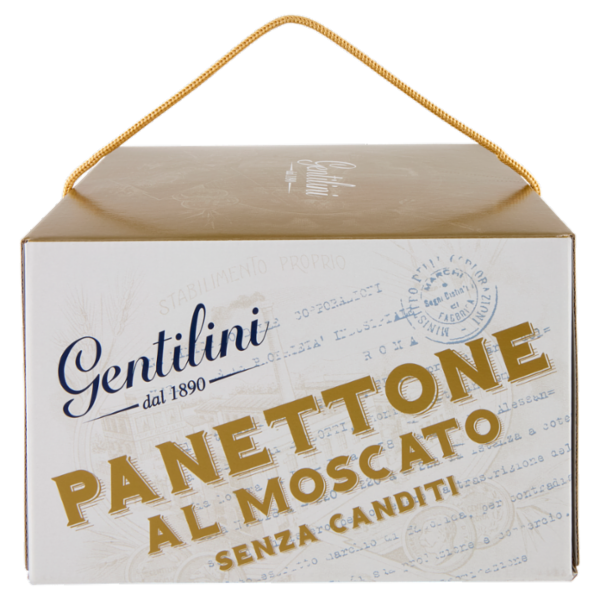 Gentilini Panettone al Moscato Senza Canditi 1000 g