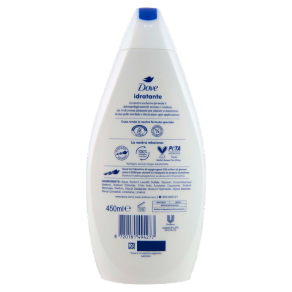 Dove bagnodoccia idratante 450 ml