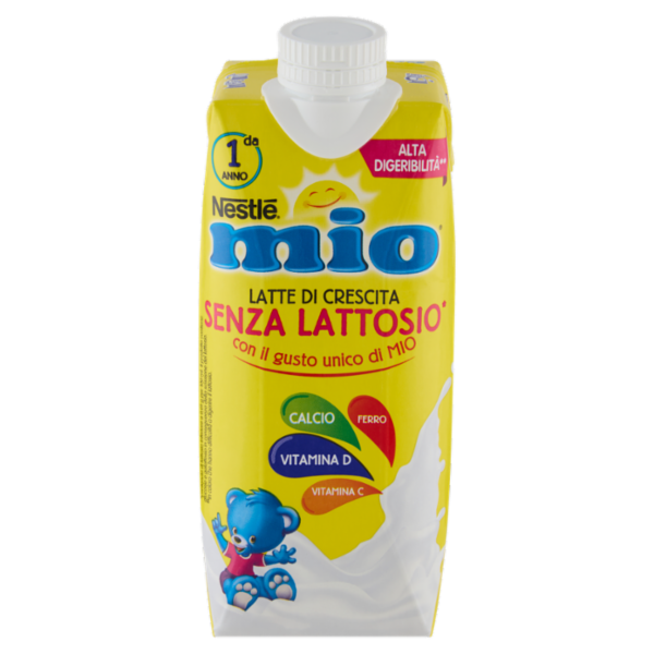 NESTLÉ MIO Latte di Crescita Senza Lattosio Liquido Brick 500ml