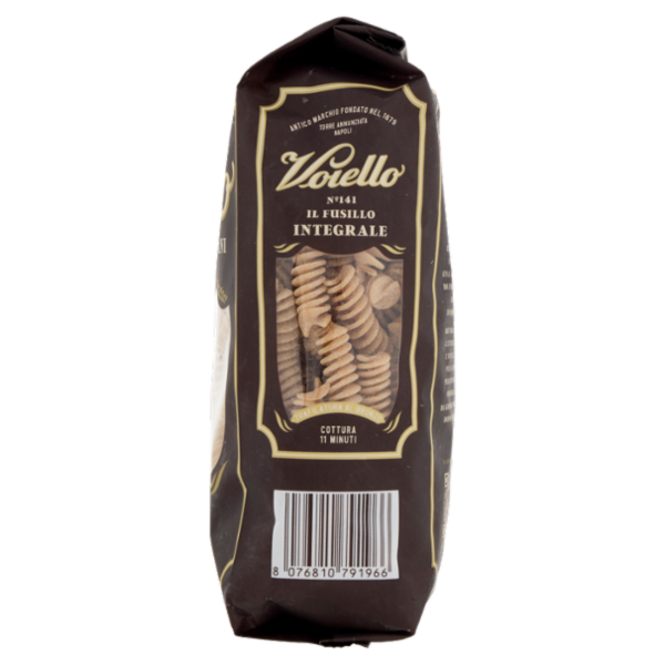 Voiello Pasta Il Fusillo Integrale N°141 Grano 100% Italiano Trafilata Bronzo 500g