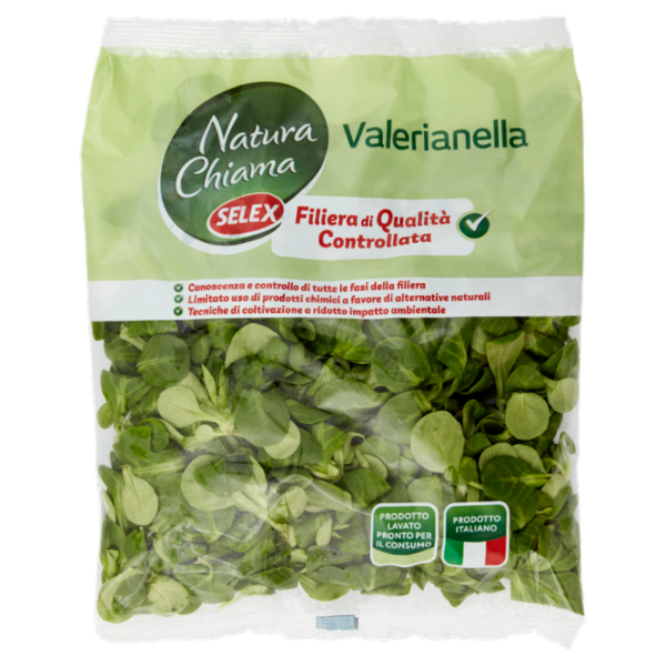 Selex Natura Chiama Valerianella Lavata e Pronta per il Consumo 150 g