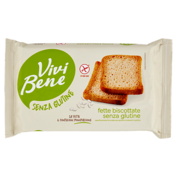 Vivi Bene Senza Glutine Fette Biscottate Senza Glutine 225 g