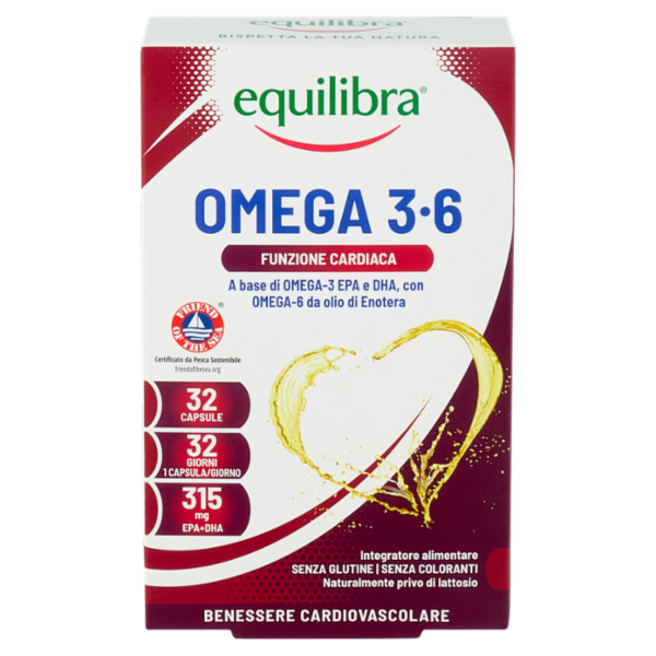 equilibra Omega 3-6 32 Capsule 38,4 g