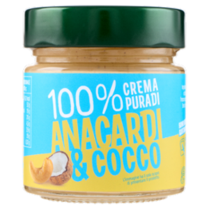 Euro Company 100% Crema Pura Di Anacardi & Cocco 175 g