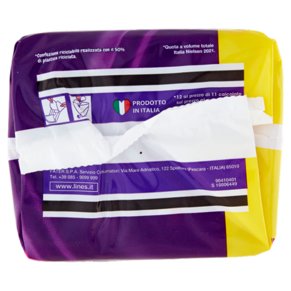 Lines Seta ultra lungo con ali 11+1 pz