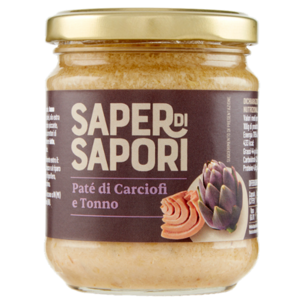 Selex Saper di Sapori Paté di Carciofi e Tonno 180 g