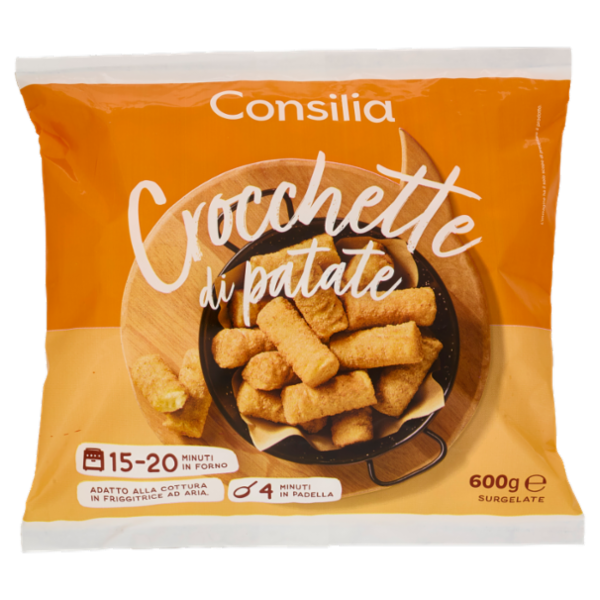Consilia Crocchette di Patate Surgelate 600 g