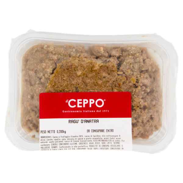 il Ceppo Ragù d'Anatra 0,200 Kg