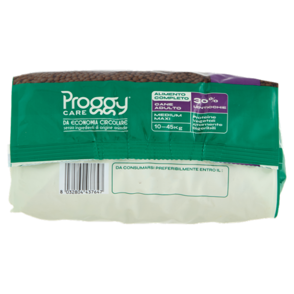 Proggy Care 30% Lenticchie Alimento Completo Cane Adulto Medium Maxi 10-45Kg 2,2 Kg