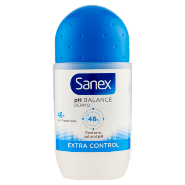 Sanex deodorante roll-on pH Balance Dermo Extra Control 48h 50 ml