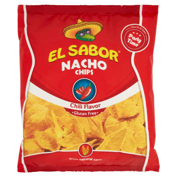 El Sabor Nacho Chips Chili Flavor 225 g