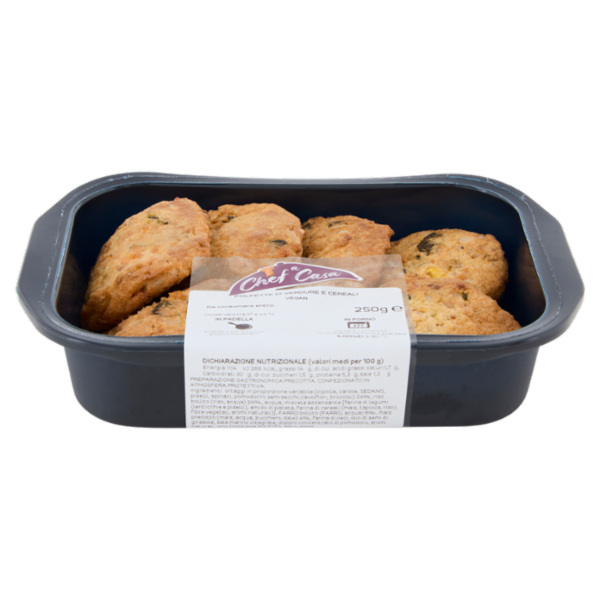 Chef a Casa Polpette di Verdure e Cereali 250 g