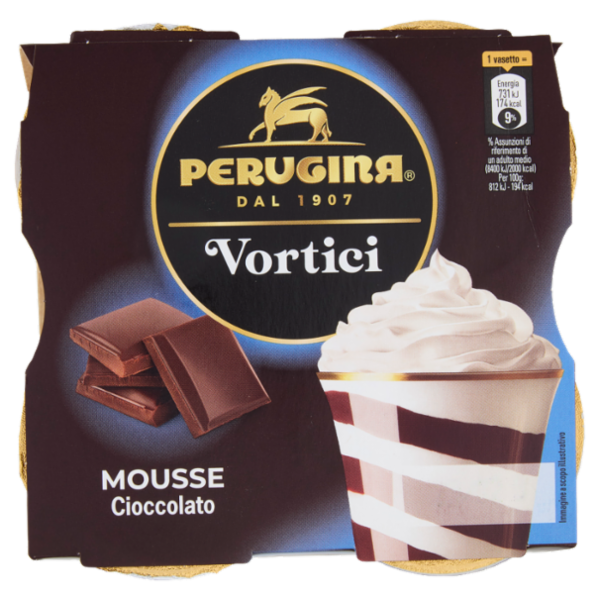 PERUGINA Vortici Mousse Cioccolato 4x90g