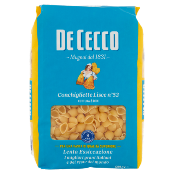 De Cecco Conchigliette Lisce n°52 500 g