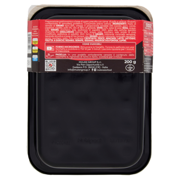 Mulan Noodles con pollo e verdure 200 g