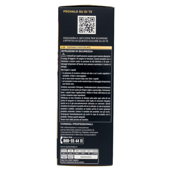 Syoss By Palette Oleo Intense 4-86 Castano Cioccolato