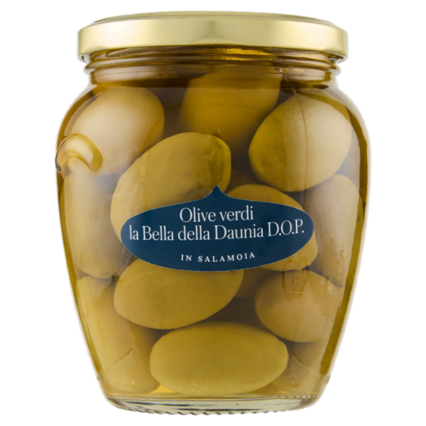 Consilia Optima Olive Verdi La Bella Della Daunia D.O.P. in Salamoia 540 g