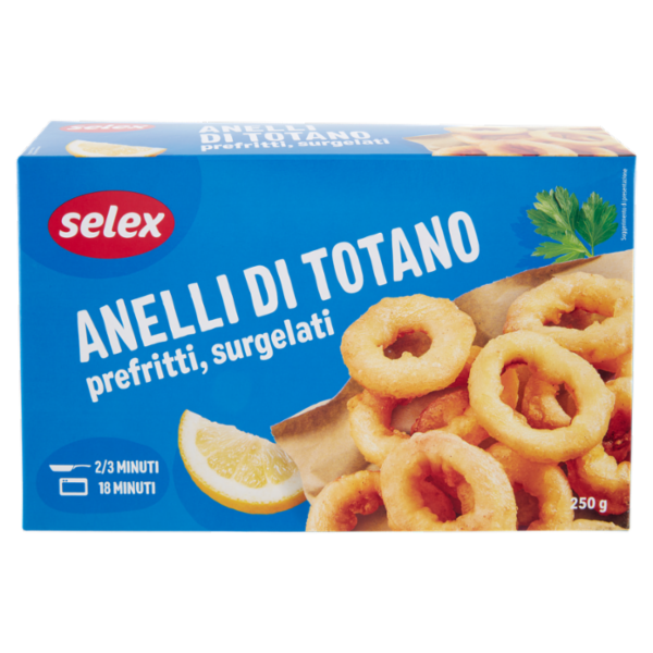 Selex Anelli di Totano Prefritti e Surgelati 250 g