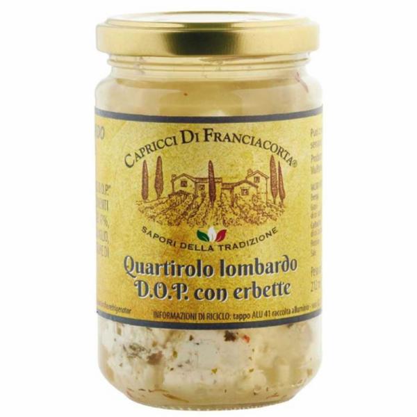 Capricci Di Franciacorta Formaggio Quartirolo Lombardo Dop Con Erbette Sott'Olio 280g
