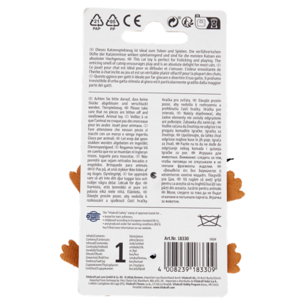 Vitakraft Catnip Topolino Peluche