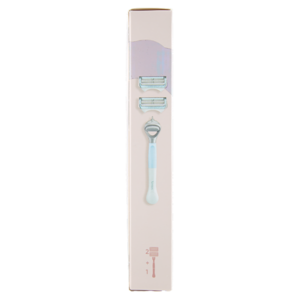 Gillette Venus per peli e pelle della zona intima Rasoio Donna, 1 Manico + 2 Lamette