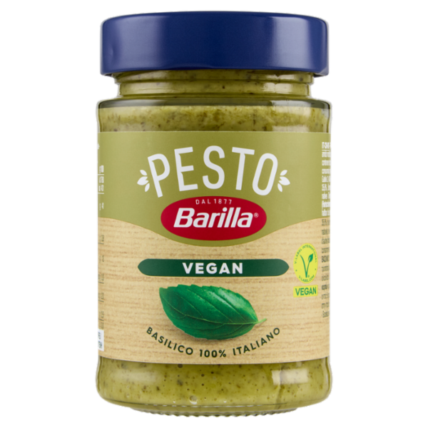 Barilla Pesto Genovese Vegan Condimento e Sugo per Pasta 195 g