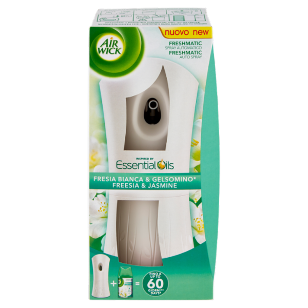 Air Wick Freshmatic Fresia Bianca e Gelsomino Spray Automatico per Ambienti 250 ml